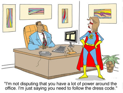 Humor - Cartoon: Business Analyst Dress Code